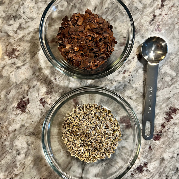 Chocolate Lavender Tea Blend Exclusively for Butterfly Plant Studio