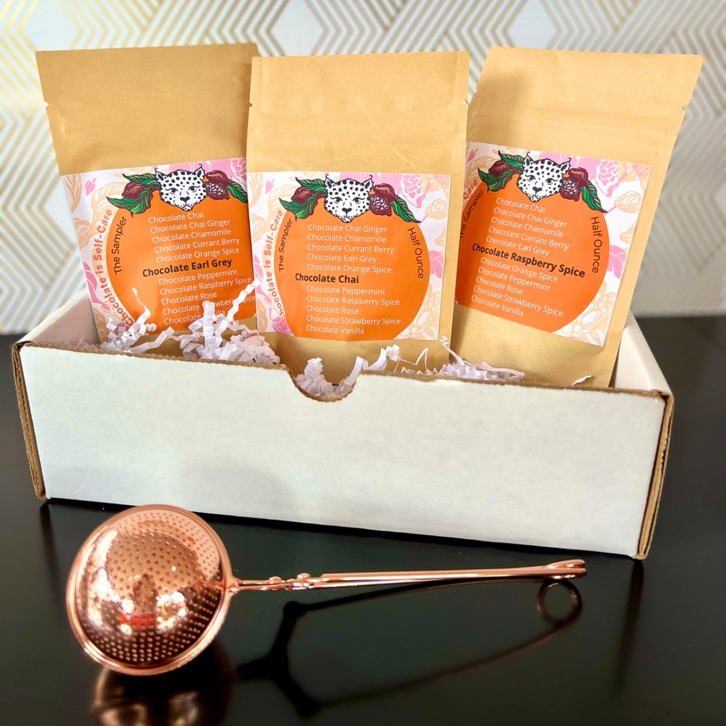 Sampler Box with 3 Chocolate Tea Blends of your Choice