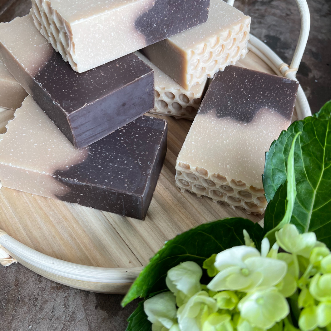 Chocolate and Oatmeal Handcrafted Soap